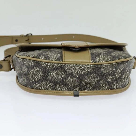 SAINT LAURENT Shoulder Bag PVC embossed Gray Auth BA782 - Picture 7 of 16